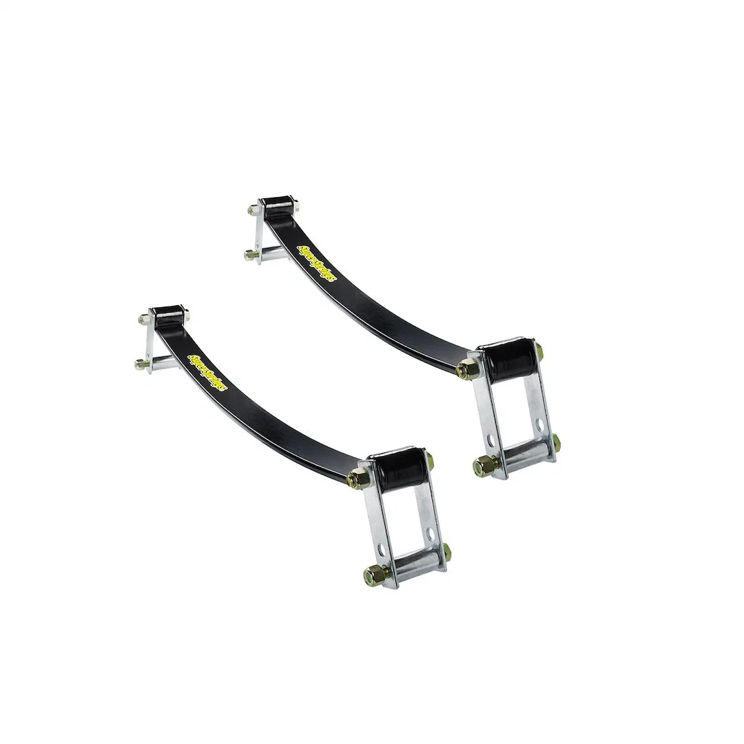 SSA32 – SUPERSPRINGS Helper Spring Kit, Leaf Spring Design Rear Upper 3 Inch Width 2800 Pound Load Capacity Per Set (...